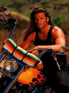 Reno Raines et sa moto